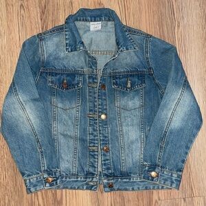 Flower Girls wedding Jean jacket. Size large/6